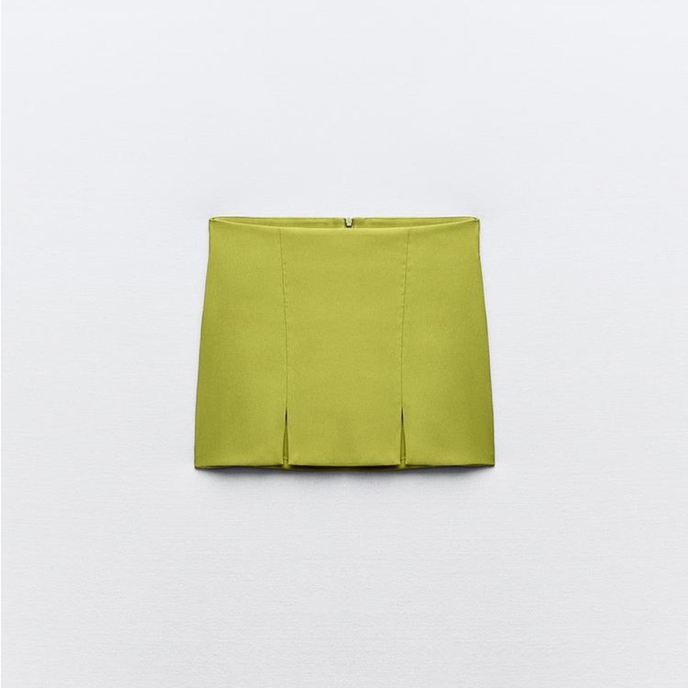 Zara Olive Green Off-Shoulder Skirt Set - Picture 9 of 11